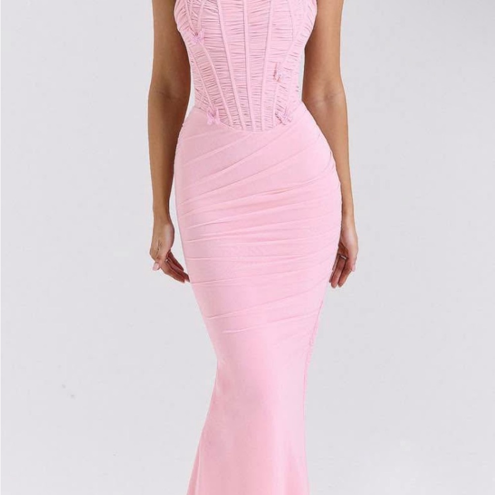 Nordstrom Strapless Pink Dress